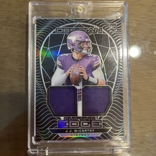2024 Panini Obsidian - Cutting Edge Materials J.J. McCarthy #CEM-JMY (MEM, RC)