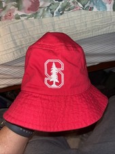 Stanford University Embroidered 185th Big Game Bucket Hat Size Medium