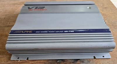 *** Working *** Alpine MRV-F302 V12 DC Straight 4/3/2 Channel Car Amplifier