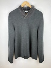 Armani Collezioni Wool Blend Knit Shawl Collar Pullover Sweater Men’s Size 52 M
