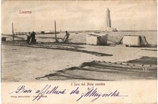 LIVORNO-IL FARO DEL MOLO VECCHIO-F/P-B/N-V.1903