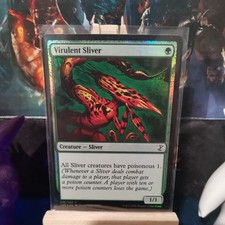 MTG FOIL Virulent Sliver - Time Spiral Remastered #246