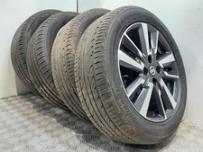 Set Genuine 16 Inch NISSAN Micra Note Alloy Wheels & 195/55/16 Tyres 40300-5FA1A