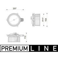 InnenraumgebläSe Mahle Ab 443 000P