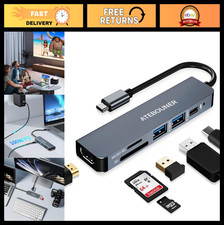 USB-C Hub Adapter - Multiport Docking Station with HDMI for MacBook Pro  Thunde