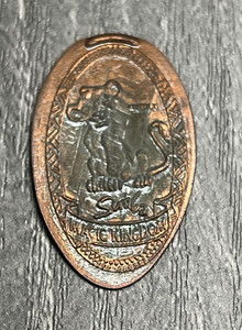 Disney Magic Kingdom Simba Lion King Pressed Elongated Penny Souvenir Coin
