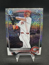 2025 Bowman Draft - Chrome Mason Neville #BDC-109 Mojo Refractor (RC)