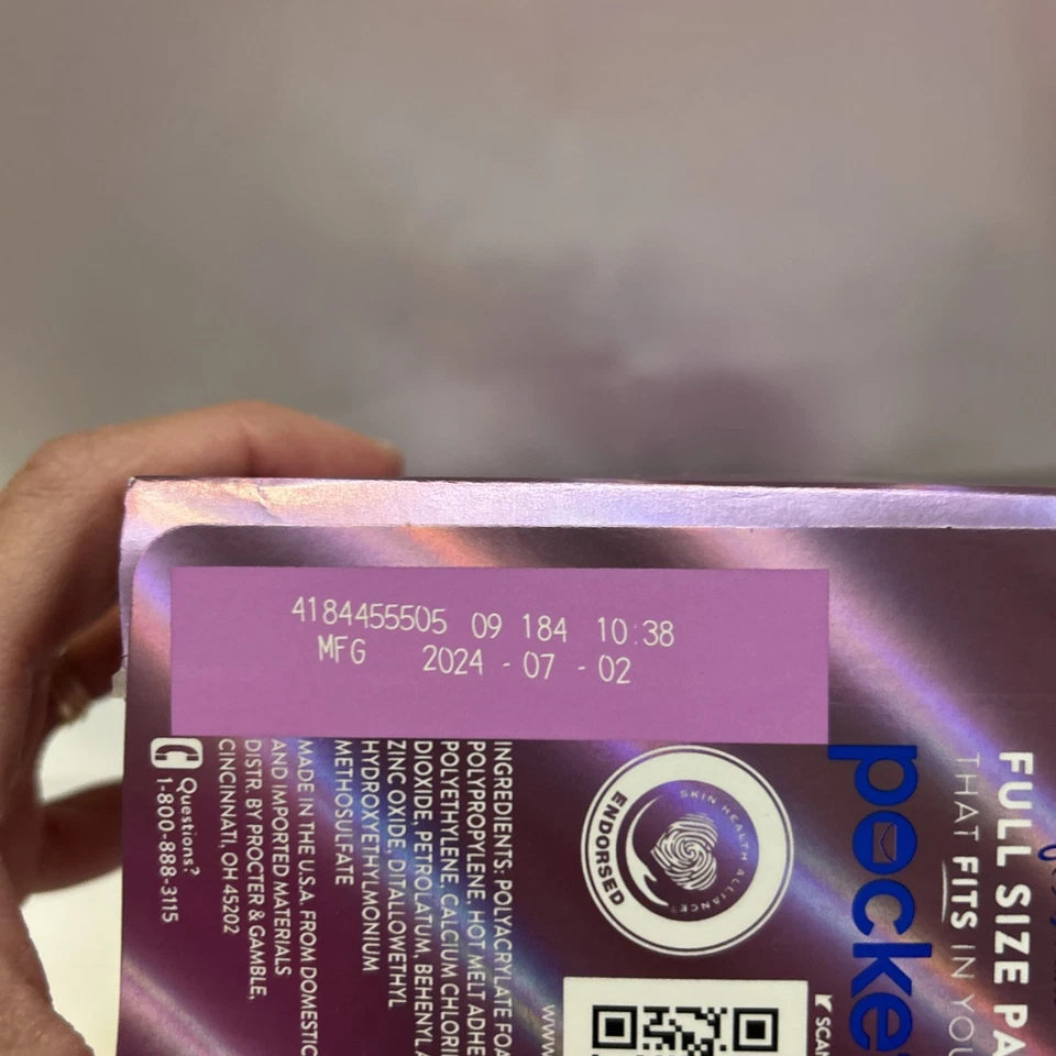 Always 口袋柔性泡沫垫带翅膀 22 个尺寸 1 普通 — 第 3/4 张图片