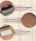 Onion Holder for Slicing, Large Stainless Steel Onion Slicer, Chopper, Cutter — photo 8