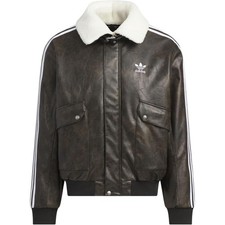 adidas Originals FW25 PU Pad Jacket Logo Lett...