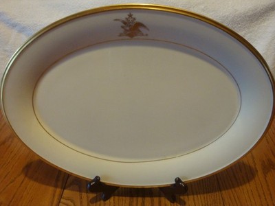 Rare Lenox 16x12 Oblong Platter with Anheuser Busch Beer Logo on Front Executive