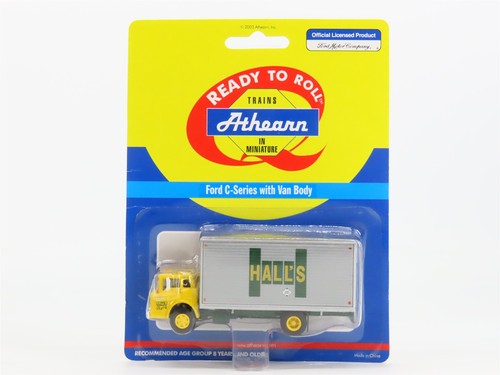 Camión Ford Serie C Athearn 2759 Hall's escala HO 1/87 con carrocería de furgoneta - SELLADO | Condition: Used