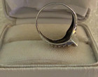 Vintage Solid Sterling Silver (.925) Marquise Abalone Shell Ring Size 9 — photo 5