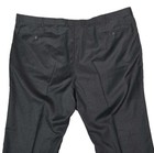 Santorelli *NWOT* Charcoal Gray Luxury Serge Romeo Pants Size 52 Unfinished Hem — photo 3