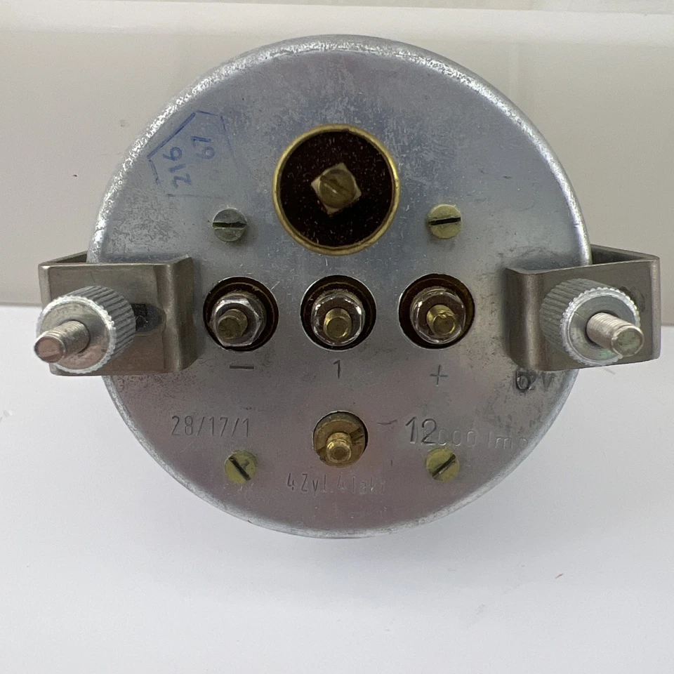 VDO Transistor Tachometer 6 Volt 6000 RPM NOS 1960s Porsche VW ~ BMW ~Mercedes  - Image 4 of 4