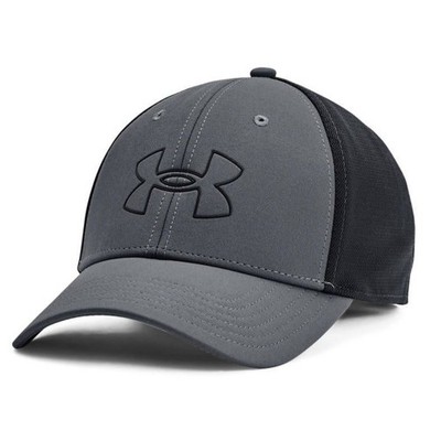Under Armour Herren Iso-Chill Mesh Golf Cap / Grau Schwarz / UVP 30£