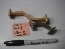 KW-14 K Band  WR-42 (18-26 GHz) 2 pcs brass waveguide bends READ