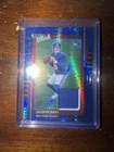 2025 Donruss Optic - Donruss Threads Jaxson Dart #DTBH-JDT Blue Hyper (MEM, RC)