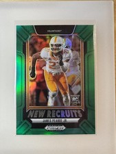 2025 Panini Prizm Draft Picks #20 James Pearce Jr. New Recruits Green
