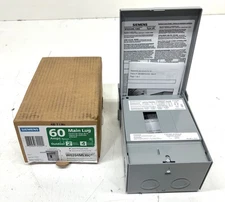 Siemens 60 AMP 2 Space 4 Circuit Outdoor Main Lug Load Center
