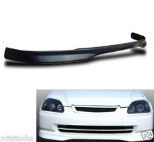 For 96 97 98 Civic 2 3 4 Door Type-r Pu Black Add-on Front Bumper Lip Spoiler For 96 97 98 Civic 2 3 4 Door Type-r Pu Black Add-on Front Bumper Lip Spoiler