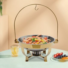Gold Chafing Dish Buffet Set, Buffet Servers, Round Buffet Sets