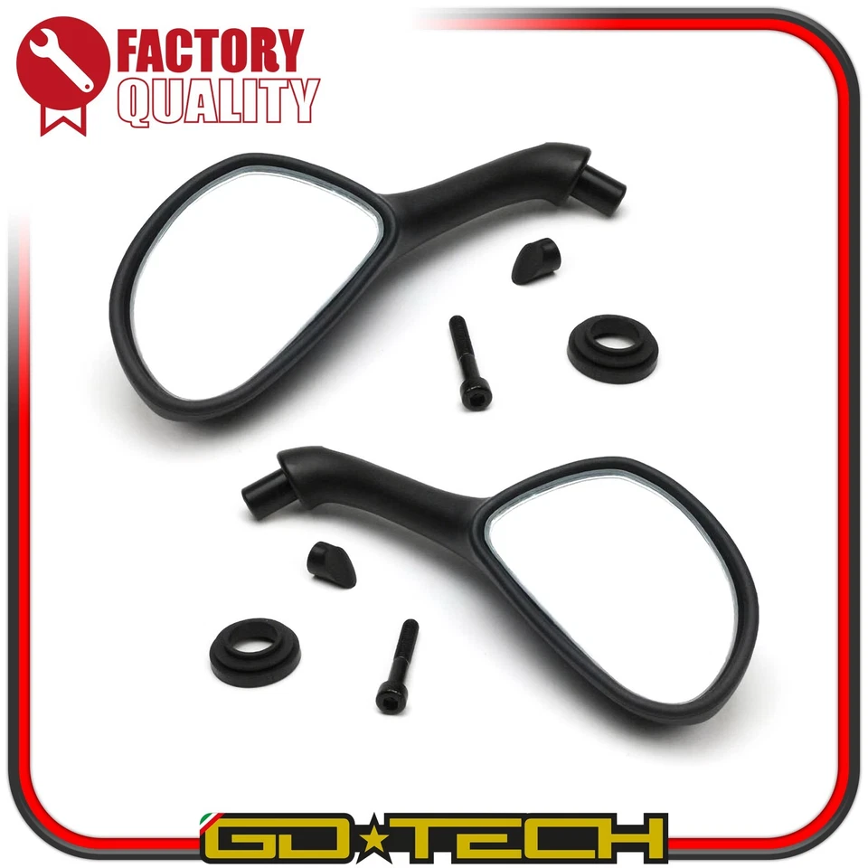 COPPIA SPECCHIETTI RUNNER 50 SP FX FXR VX VXR 125 180 200 SPECCHI RETROVISORI - Immagine 4 di 4