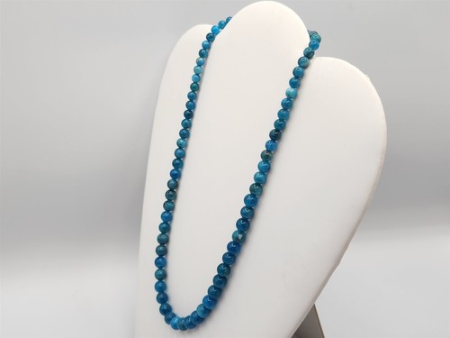Jay King 925 Blue Apatite Natural Stone Necklace 18" Sterling Silver - Picture 6 of 10