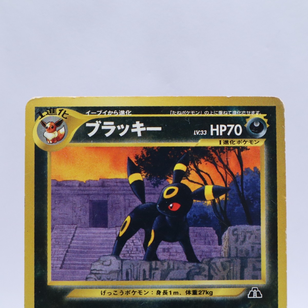 Espeon & Umbreon No.196 197 Premium File Neo 2 Promo Pokemon Card