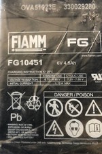 Schneider OVA51023E - Batteria Piombo 6V 4,5Ah  per lampada emergenza