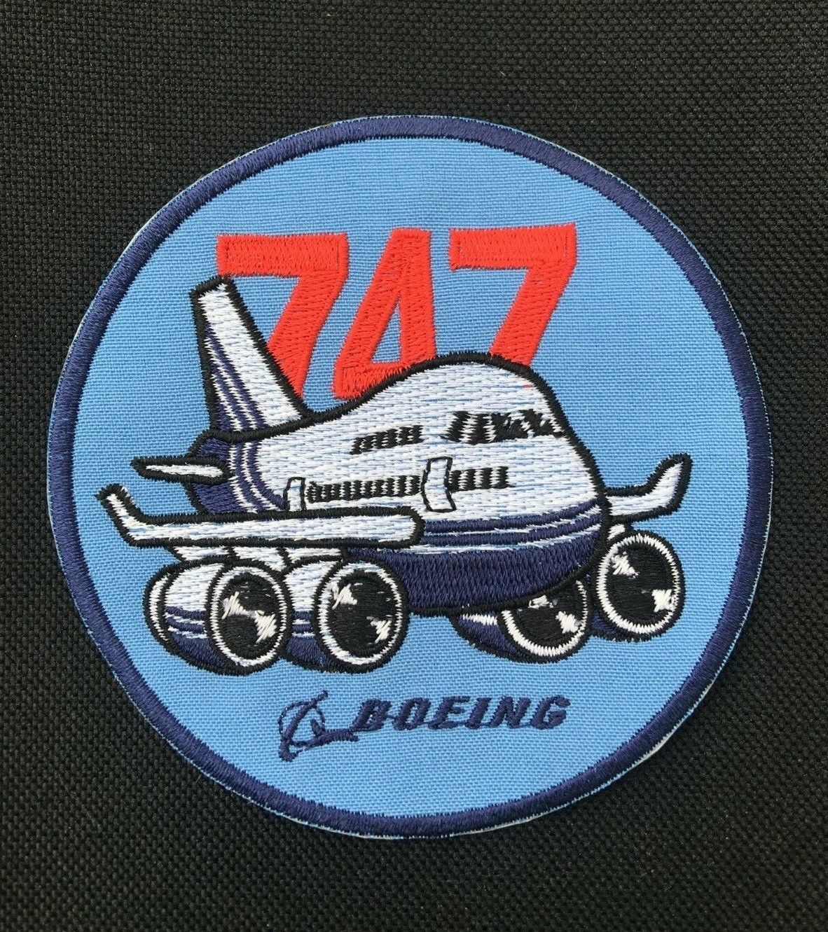 BOEING 747 PATCH AIRPLANE AIR PLANE BOEING 747 JUMBO JET PATCH