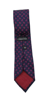 CRAVATTA CHRISTIES Made In London UOMO 100% SETA TIE SILK CORBATA NECKTIE 
