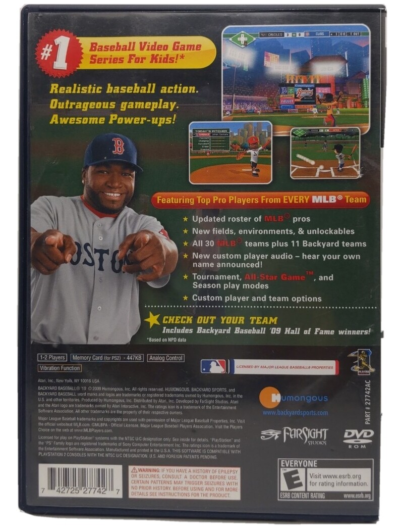 Backyard Baseball '10 (Sony PlayStation 2, 2009