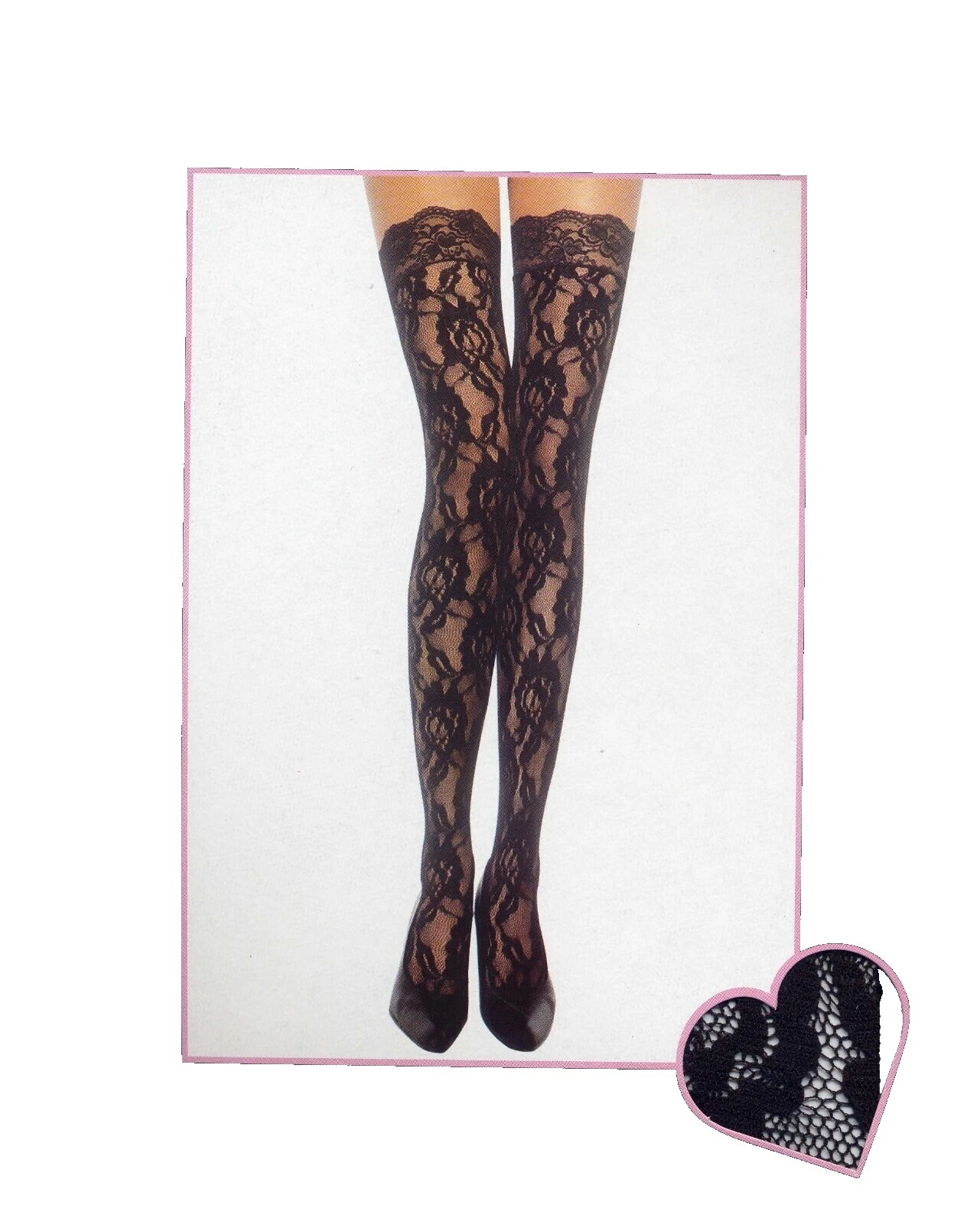 Meia-calça de Renda Floral Leg Avenue e Meias-Calças para mulheres