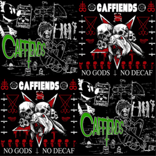 Caffiends No Gods No Decaf/Caffiends (Cassette)