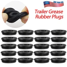20Pcs, RUBBER GREASE PLUG Hub Dust Cap for Dexter EZ Lube Trailer Camper RV Axle
