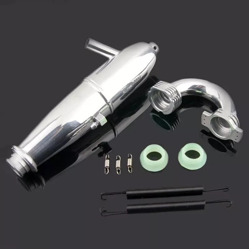 Rc 1/8 Nitro Engine Tuned Exhaust Header For Picco Novarossi Os Rb Losi 8eight - Image 4 of 4