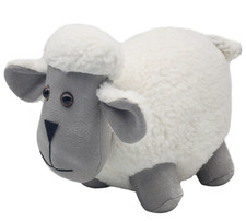 Image of Fluffy Sheep Doorstop Animal Weighted Door Stop Cute Design