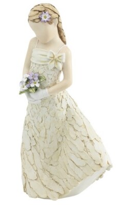 More Than Words Flower Girl Figurine