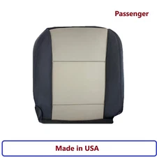 Black Gray Leather Passenger Bottom Seat Cover For Ford Explorer Sport Trac 2006