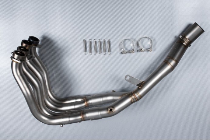 Ligne d'échappement 60mm en inox racing pour Yamaha YZF R1 2015-2019