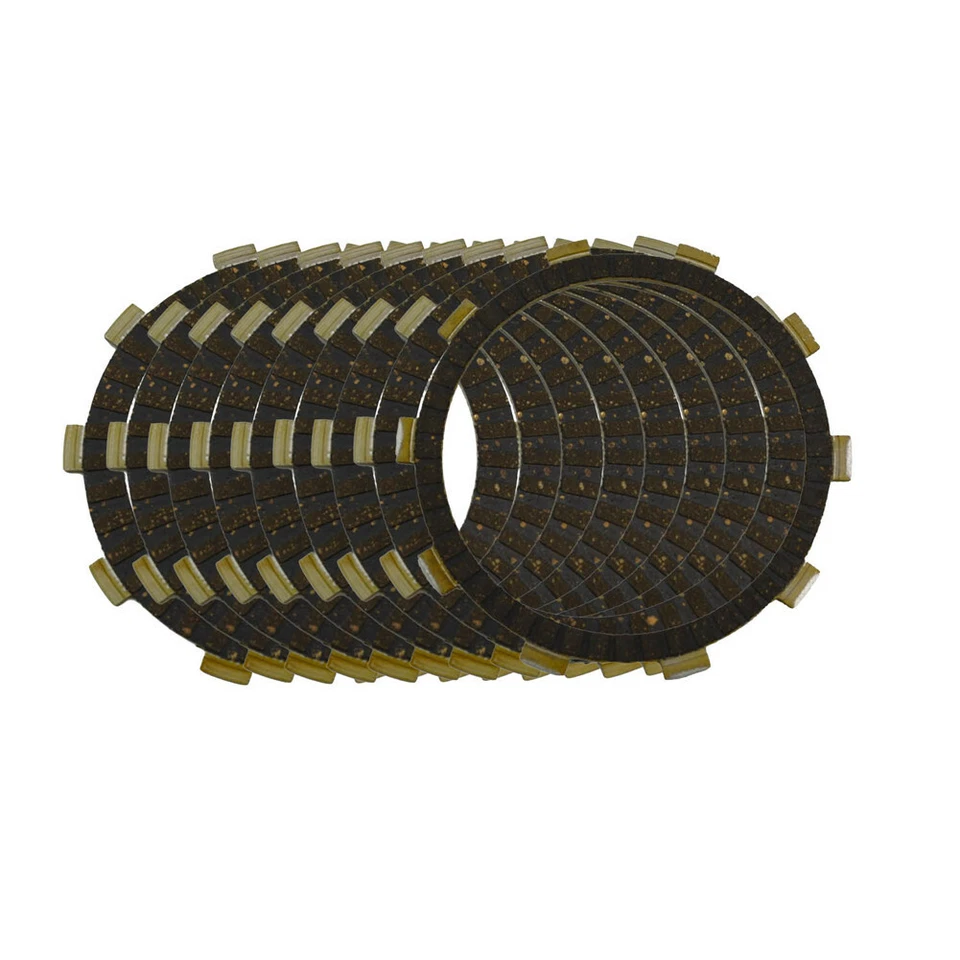 9Pcs Clutch Plates Kit for Honda CB600F CBR600 CBR900RR VFR750F Suzuki GSXR600 Foto 2 de 4