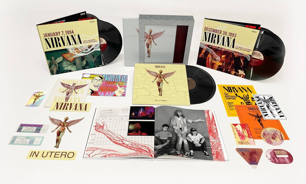 NIRVANA - IN UTERO, 2023 EU 30TH ANN SUPER DELUXE 180G vinyl 8LP