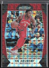 その他 OG Anunoby RC auto prizm 2017-18 Panini Mosaic OG ANUNOBY RC ROOKIE #72 RED Prizm