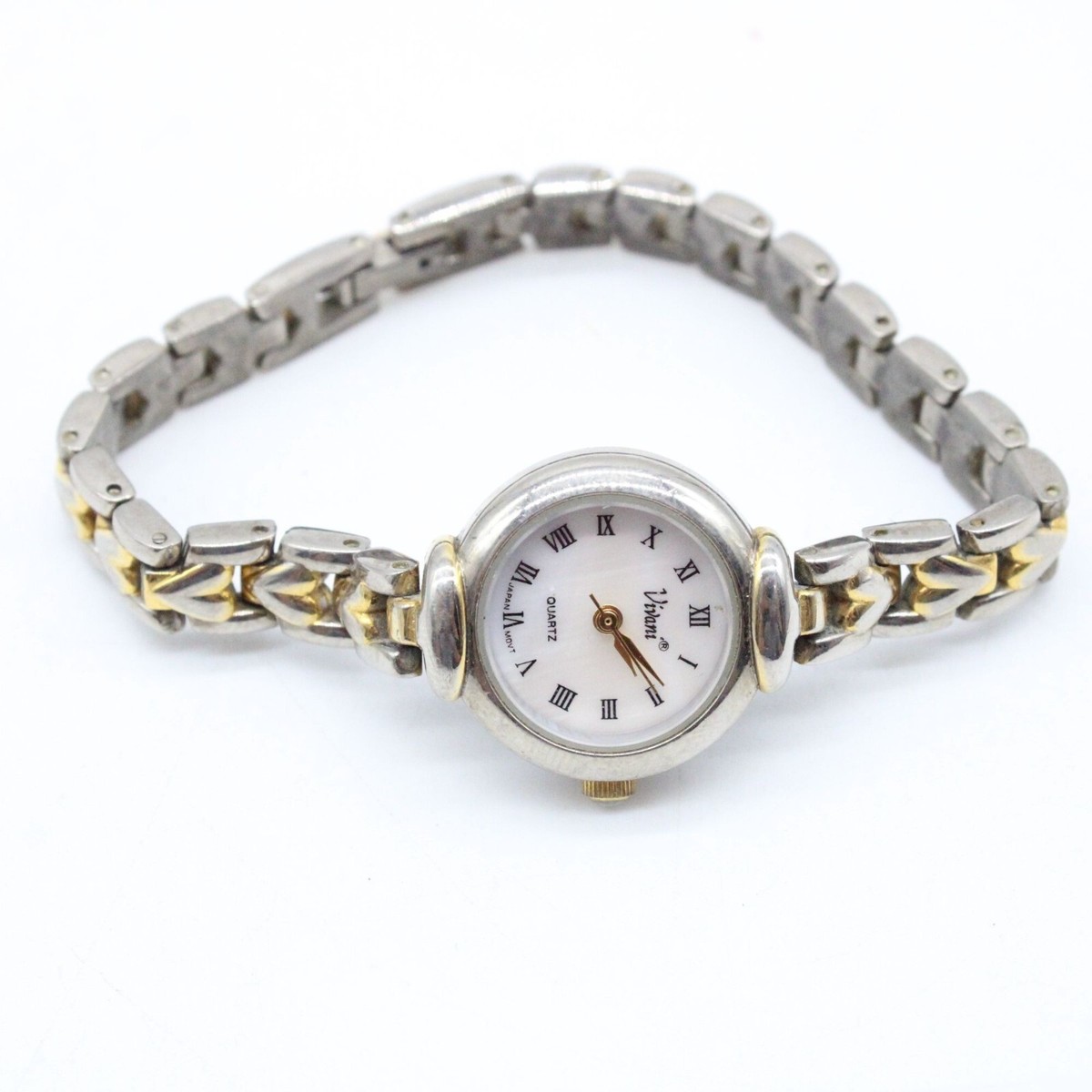Viviana Vintage Stainless Steel Wristwatch EUC Vivani Quartz Watch K6203 Viviana | Mercari main image 4
