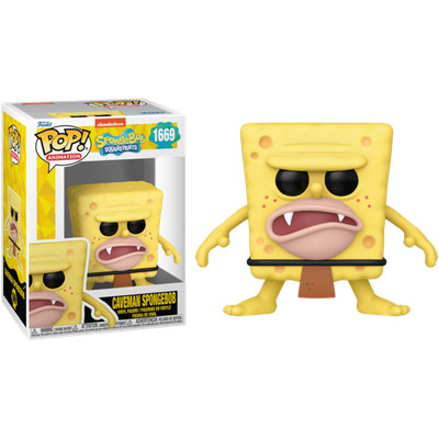 Spongebob: 25th Anniversary - Caveman Spongebob Pop! Vinyl #1669 [FUN75737]