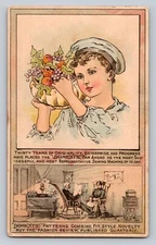 Domestic Sewing Machine Child Fruit Platter Couple P670