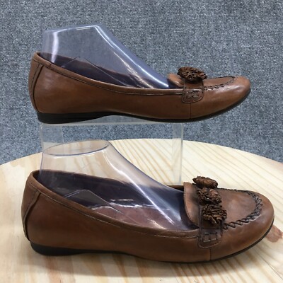 Cobb Hill by New Balance Shoes Womens 10 M Ballet Flats Brown Leather Round Toe