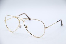 NEW RAY-BAN RB 3025 001/51 AVIATOR LARGE METAL GOLD AUTHENTIC EYEGLASSES 58-14