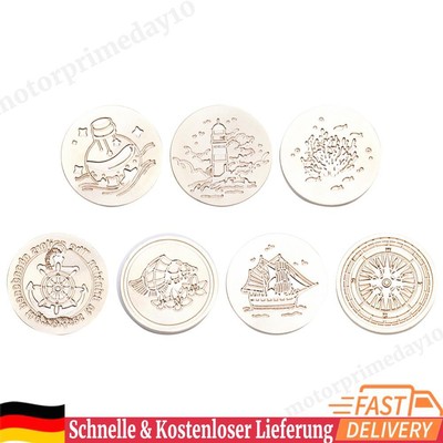 Deep Sea Series Fire Paint Stamp Heads 3D Messing Vintage Seal Head 30mm DIY Too